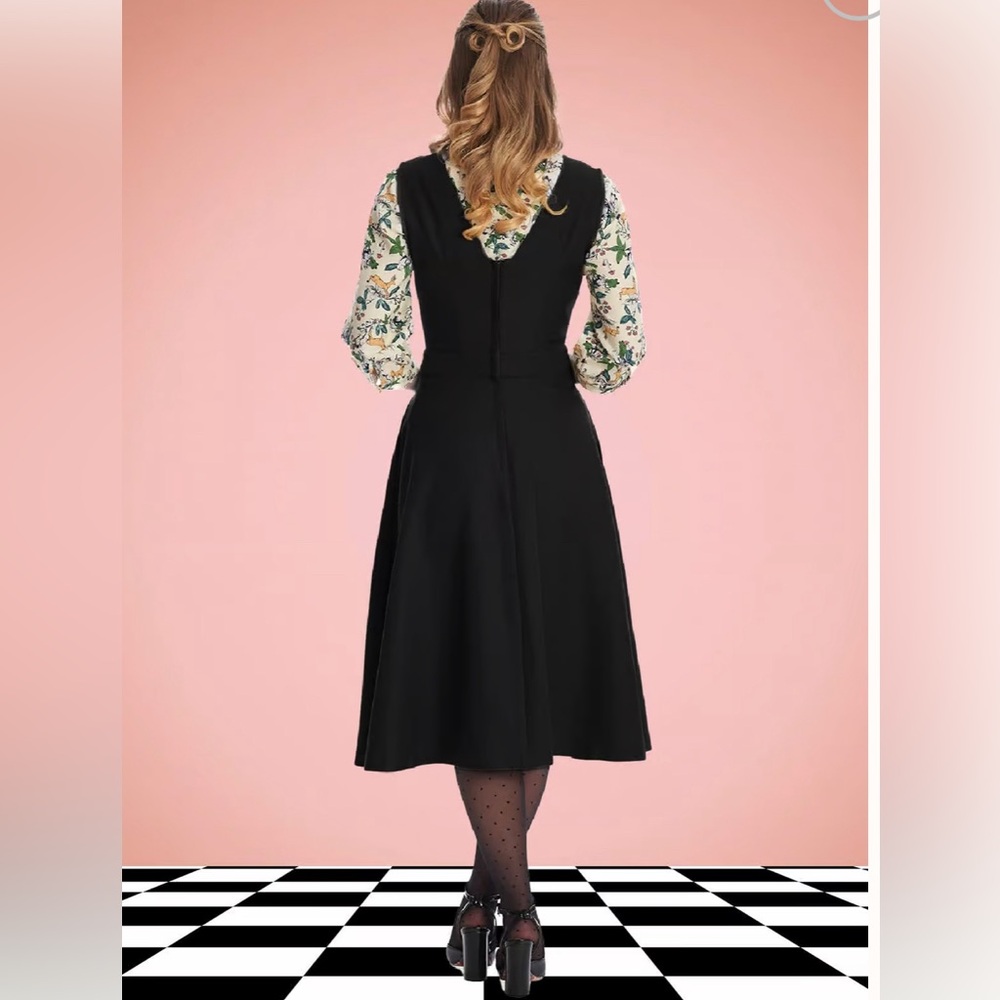Book Worm Dress in Black by Banned Retro - Picture 2 of 7